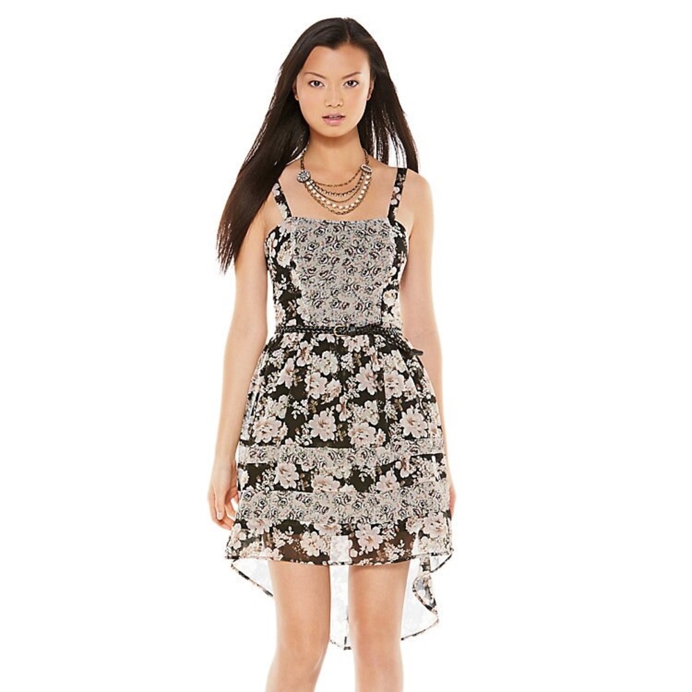 Miss Hi-Low Floral Dress